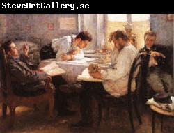 Leonid Pasternak The Night before the Examination